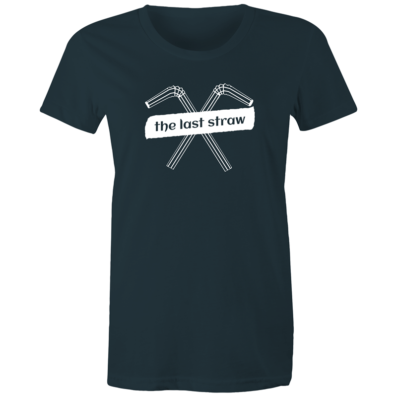The Last Straw - Women's T-shirt Indigo Womens T-shirt Environment Womens