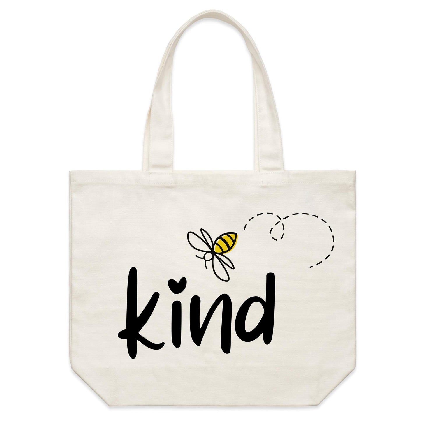 Bee Kind - Shoulder Canvas Tote Bag Default Title Shoulder Tote Bag