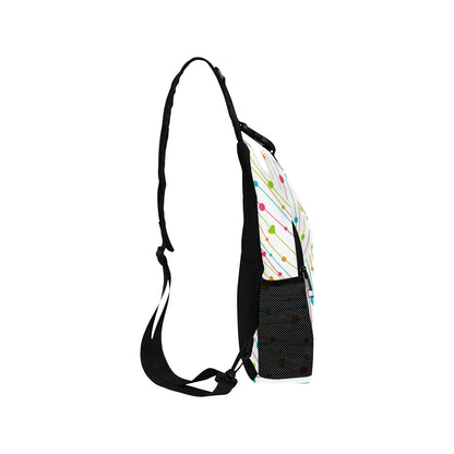 Heart Lines - Cross-Body Chest Bag Cross-Body Chest Bag Printed Offshore