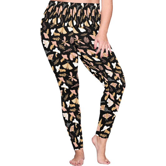 Magic Moth - Women's Plus Size High Waist Leggings Women's Plus Size High Waist Leggings animal Printed Offshore