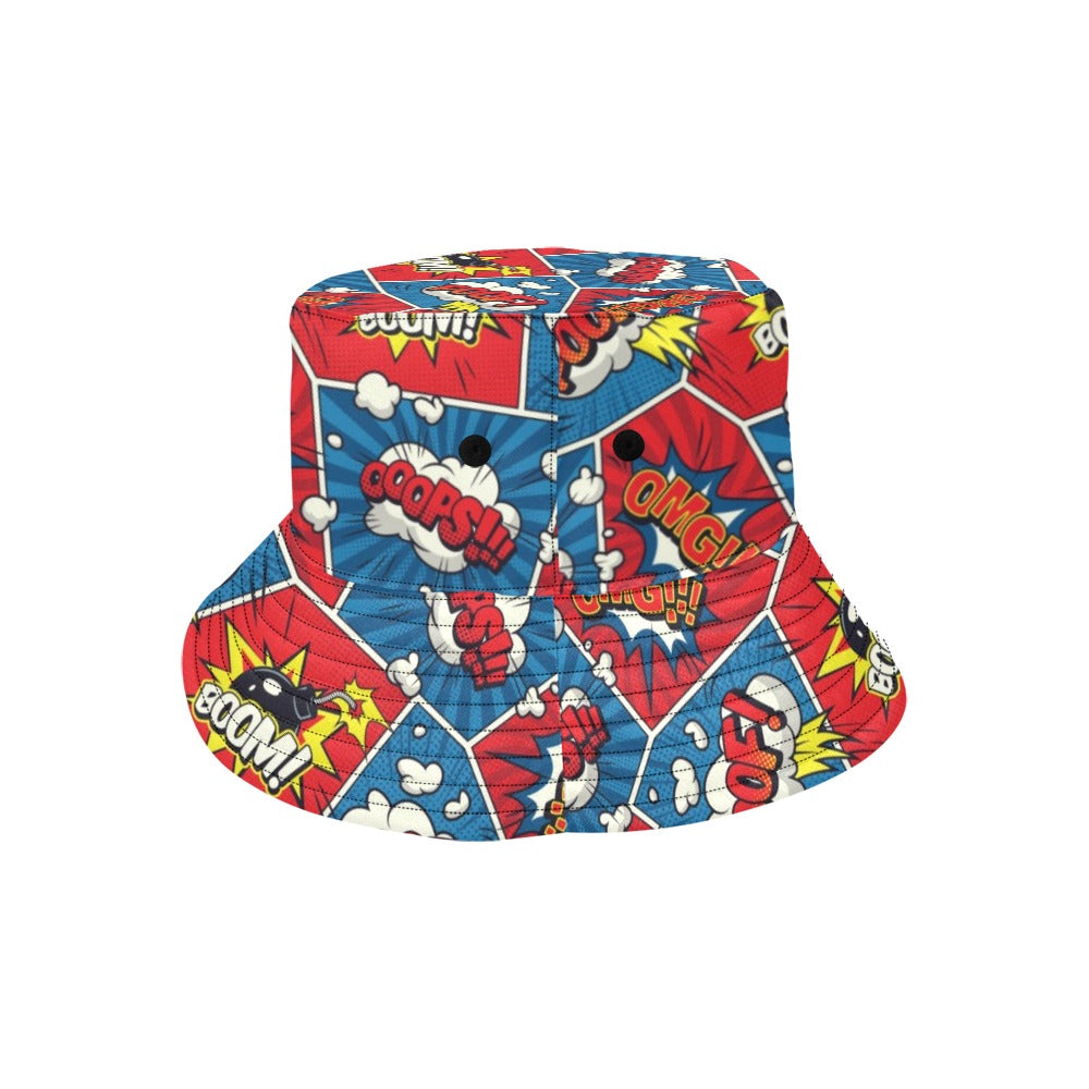 Comic Book Pop - Bucket Hat Bucket Hat for Women comic
