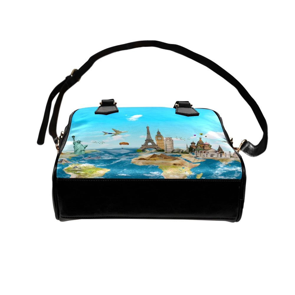 Around The World - Shoulder Handbag Shoulder Handbag Printed Offshore