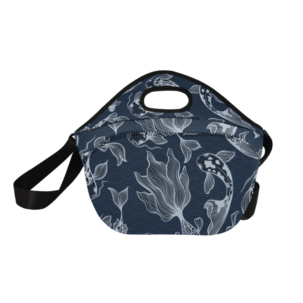 Blue Fish - Neoprene Lunch Bag/Large Neoprene Lunch Bag/Large animal Printed Offshore