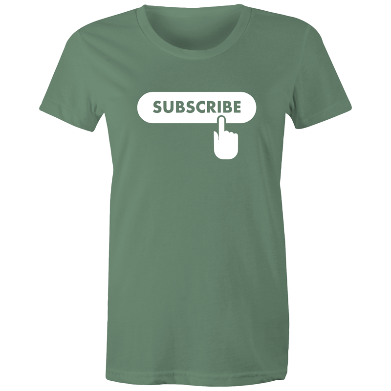 Subscribe - Women's T-shirt Sage Womens T-shirt Womens