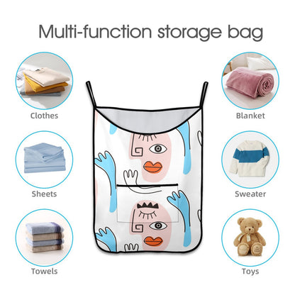 Faces - Hanging Laundry Bag Hanging Laundry Bag Printed Offshore