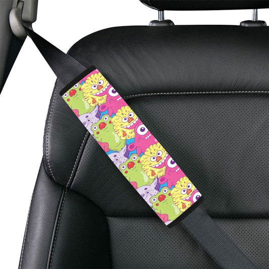 Monsters Car Seat Belt Cover 7''x10'' (Pack of 2) Car Seat Belt Cover 7x10 (Pack of 2) Printed Offshore