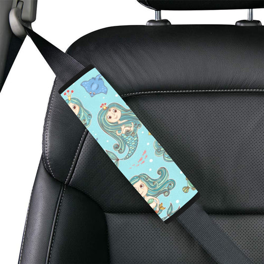 Mermaids Car Seat Belt Cover 7''x10'' (Pack of 2) Car Seat Belt Cover 7x10 (Pack of 2)