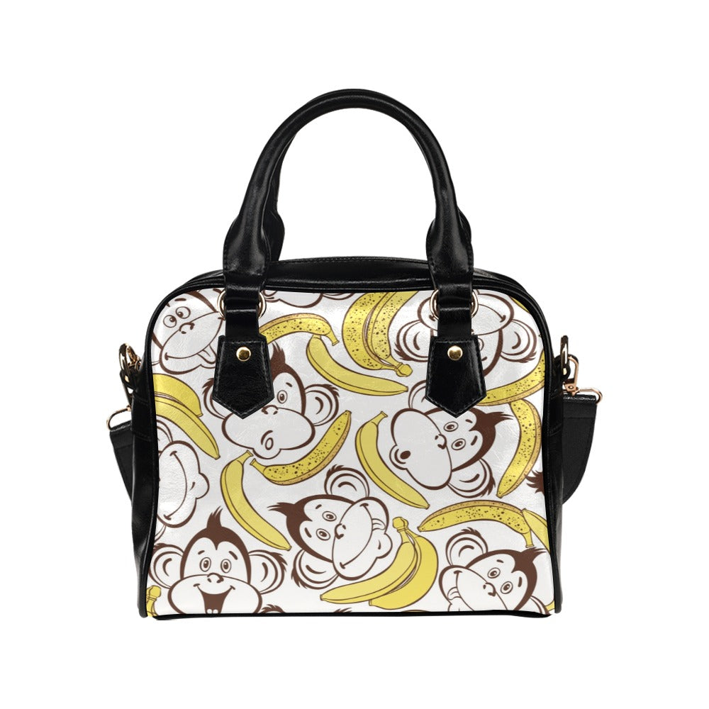 Banana Monkeys - Shoulder Handbag Shoulder Handbag animal