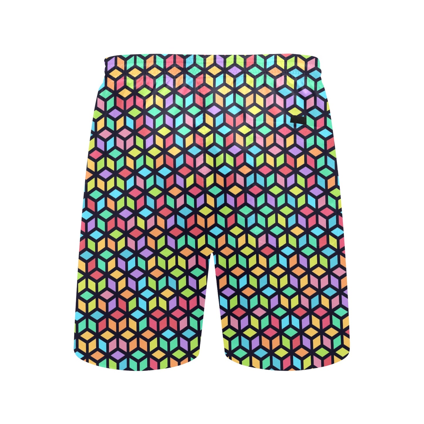 Tesselate - Men's Mid-Length Beach Shorts Men's Mid-Length Beach Shorts Funny Printed Offshore