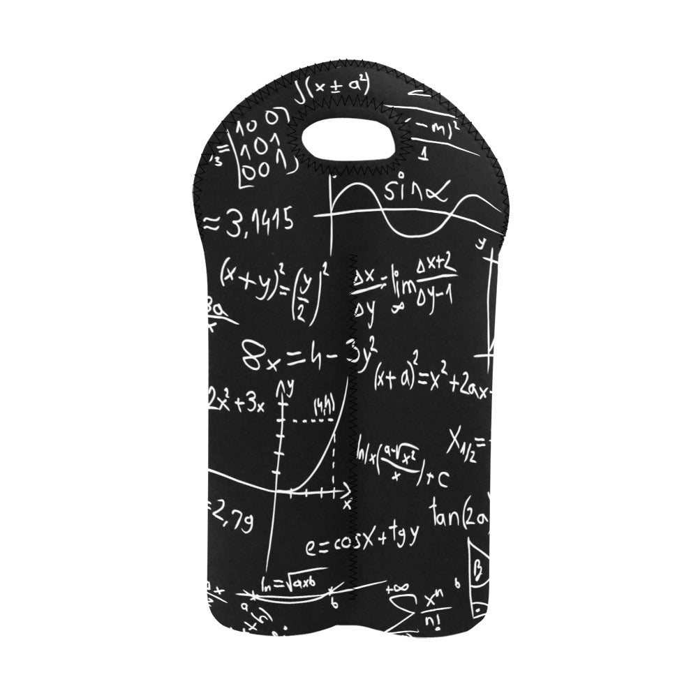 Equations - 2-Bottle Neoprene Wine Bag 2 Bottle Wine Bag Printed Offshore