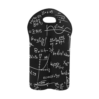 Equations - 2-Bottle Neoprene Wine Bag 2 Bottle Wine Bag Printed Offshore