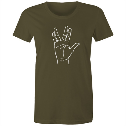 Greetings - Women's T-shirt Army Womens T-shirt Sci Fi Womens