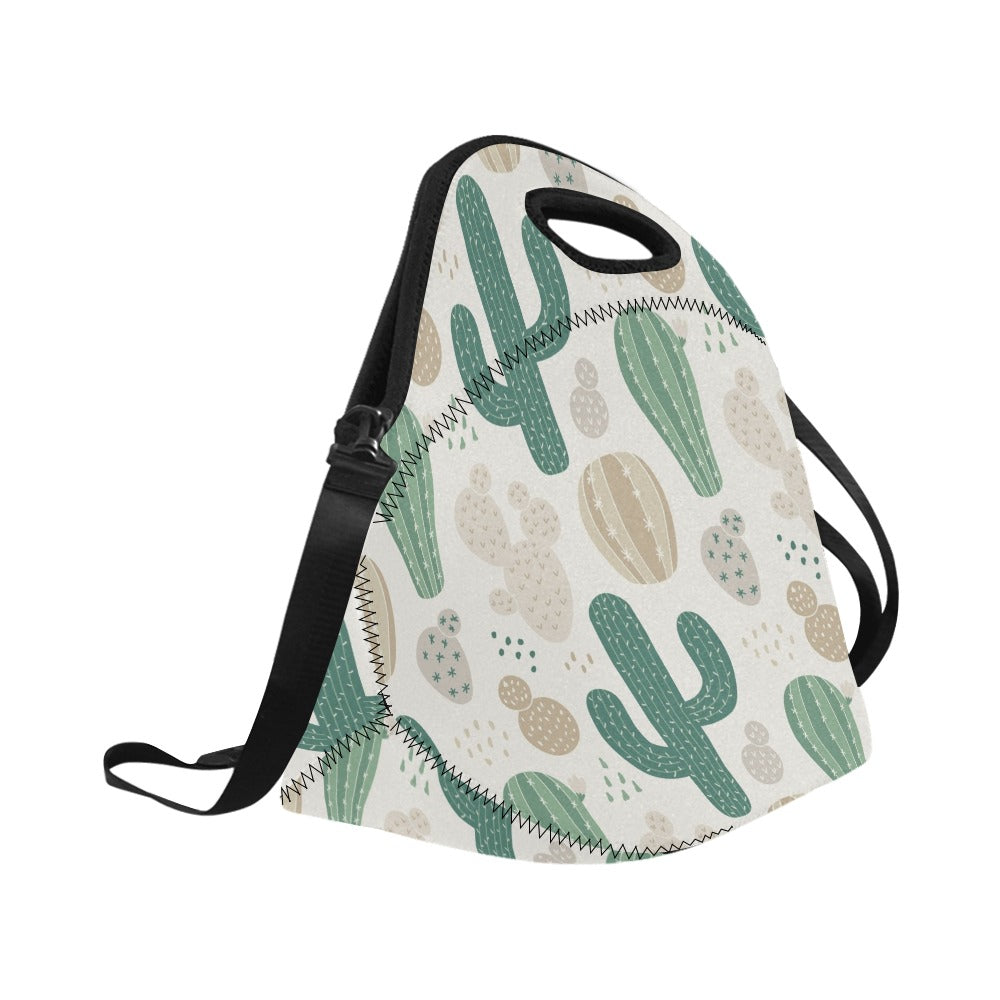 Cactus - Neoprene Lunch Bag/Large Neoprene Lunch Bag/Large Plants Printed Offshore