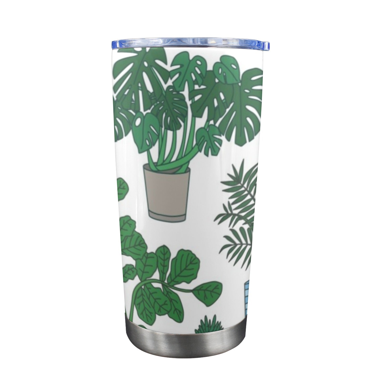 Plant Lover - 20oz Travel Mug with Clear Lid Clear Lid Travel Mug