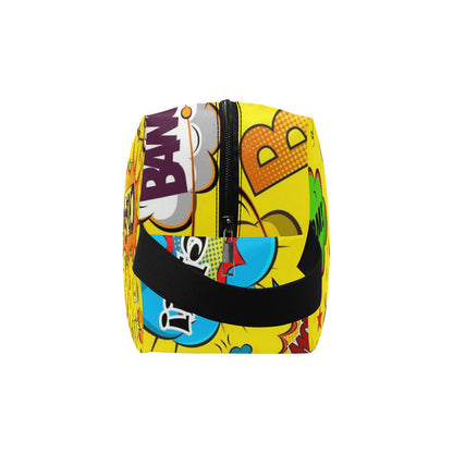 Comic Book Yellow - Wash Bag Wash Bag Printed Offshore