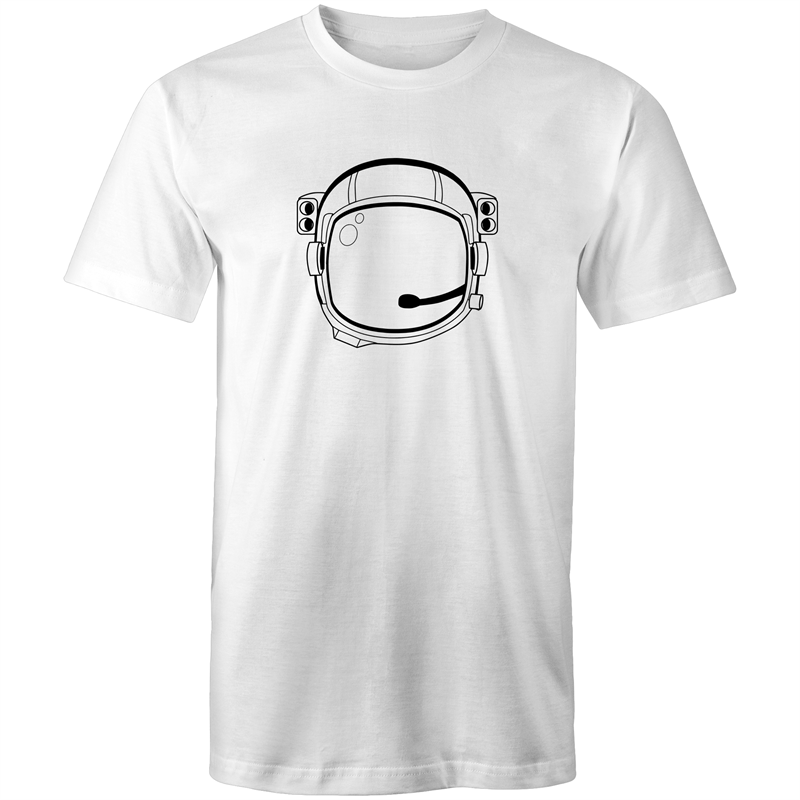 Astronaut Helmet - Mens T-Shirt White Mens T-shirt Mens Space