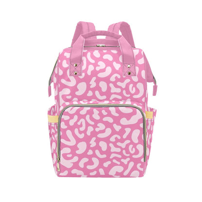 Pink Leopard - Multi-Function Backpack Multifunction Backpack