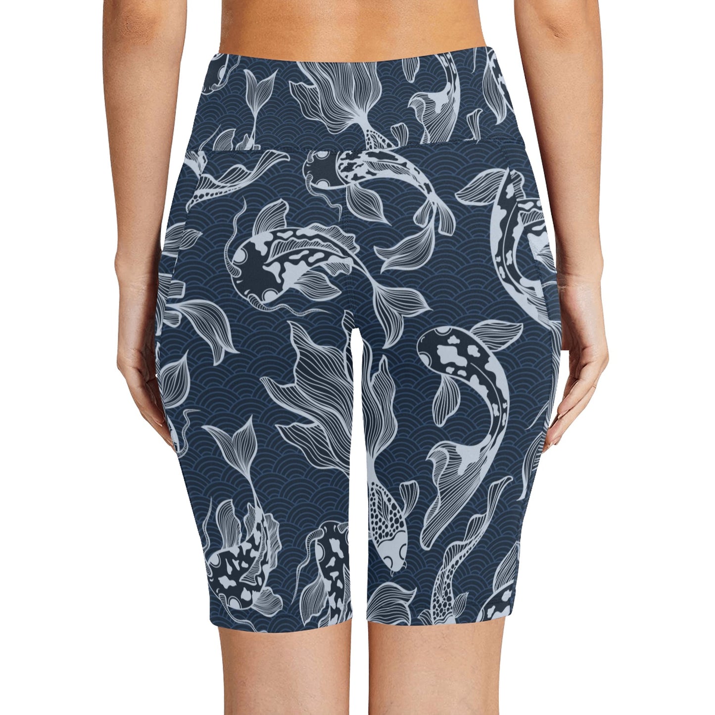 Blue Fish - Women's Bike Shorts Womens Bike Shorts animal