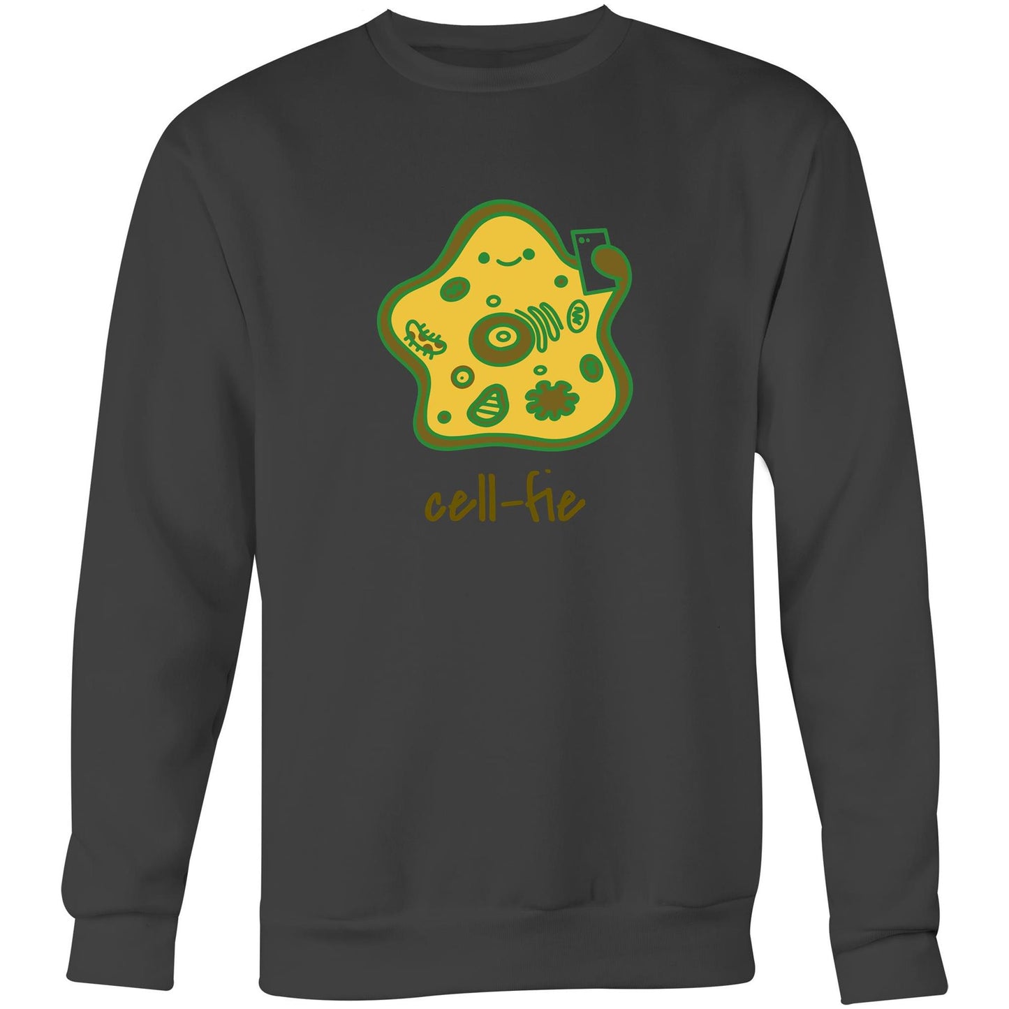 Cell-fie - Crew Sweatshirt Coal Sweatshirt Science