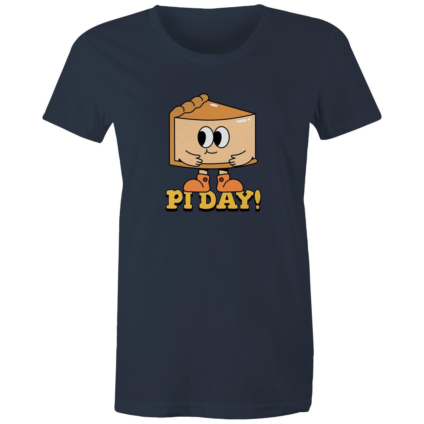 Pi Day - Womens T-shirt Navy Womens T-shirt Maths Science