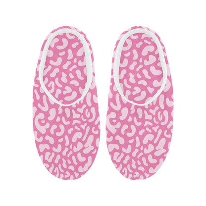 Pink Leopard - Women's Non-Slip Cotton Slippers Women's Non-Slip Cotton Slippers animal Printed Offshore