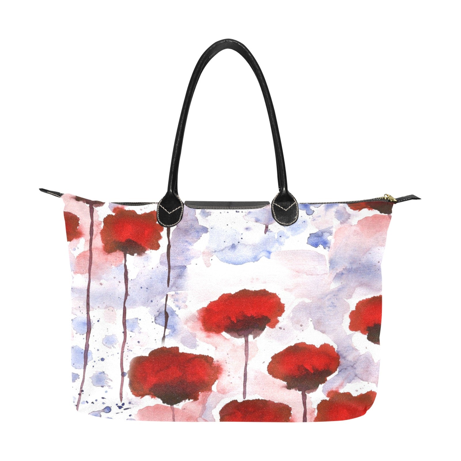 Watercolour Poppy - Single-Shoulder Handbag Single Shoulder Handbag Printed Offshore