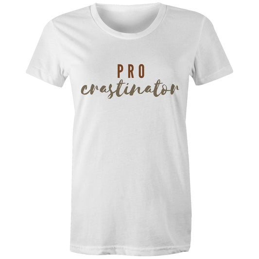 Procrastinator - Womens T-shirt White Womens T-shirt