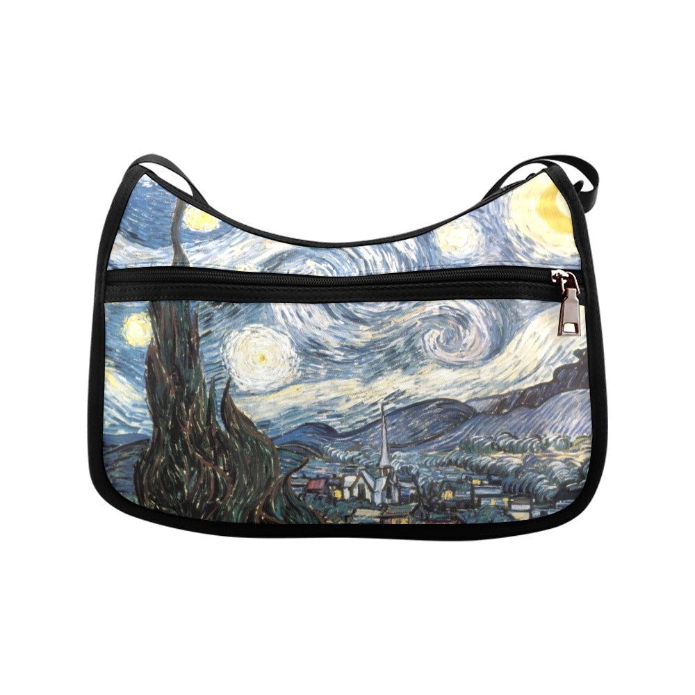 Starry Night - Crossbody Fabric Handbag Crossbody Handbag