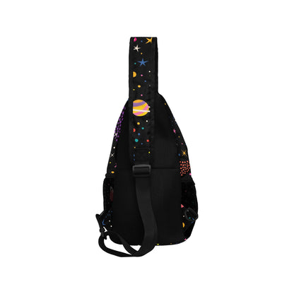 Colourful Space - Cross-Body Chest Bag Cross-Body Chest Bag