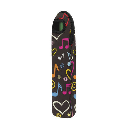 Music Notes - Neoprene Wine Bag Wine Bag Printed Offshore