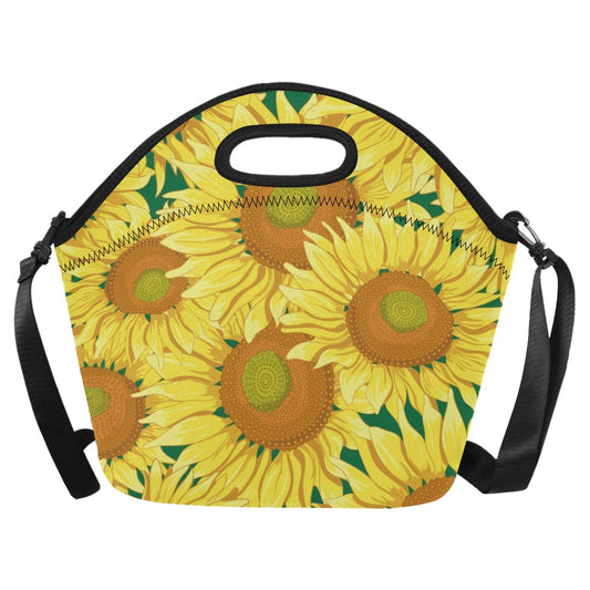Sunflowers - Neoprene Lunch Bag/Large Neoprene Lunch Bag/Large Plants