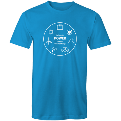 We Have The Power - Mens T-Shirt Arctic Blue Mens T-shirt Environment Mens Science