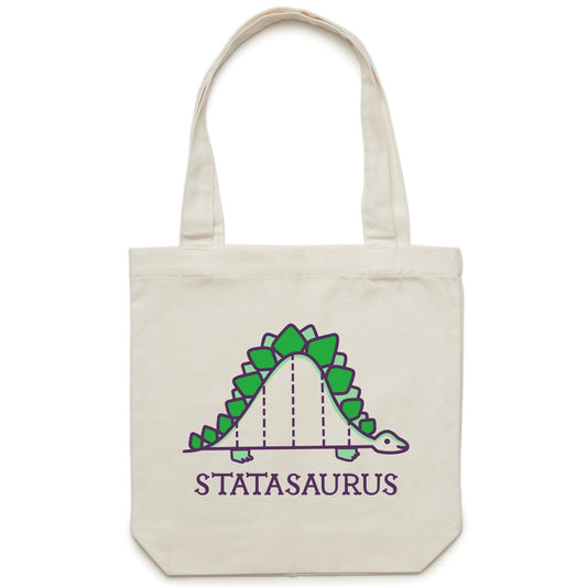 Statasaurus - Canvas Tote Bag Default Title Tote Bag animal Maths Science