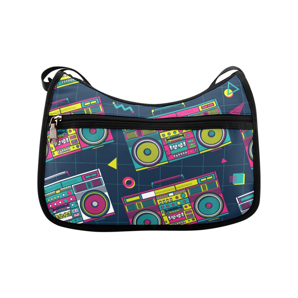 Boombox - Crossbody Fabric Handbag Crossbody Handbag
