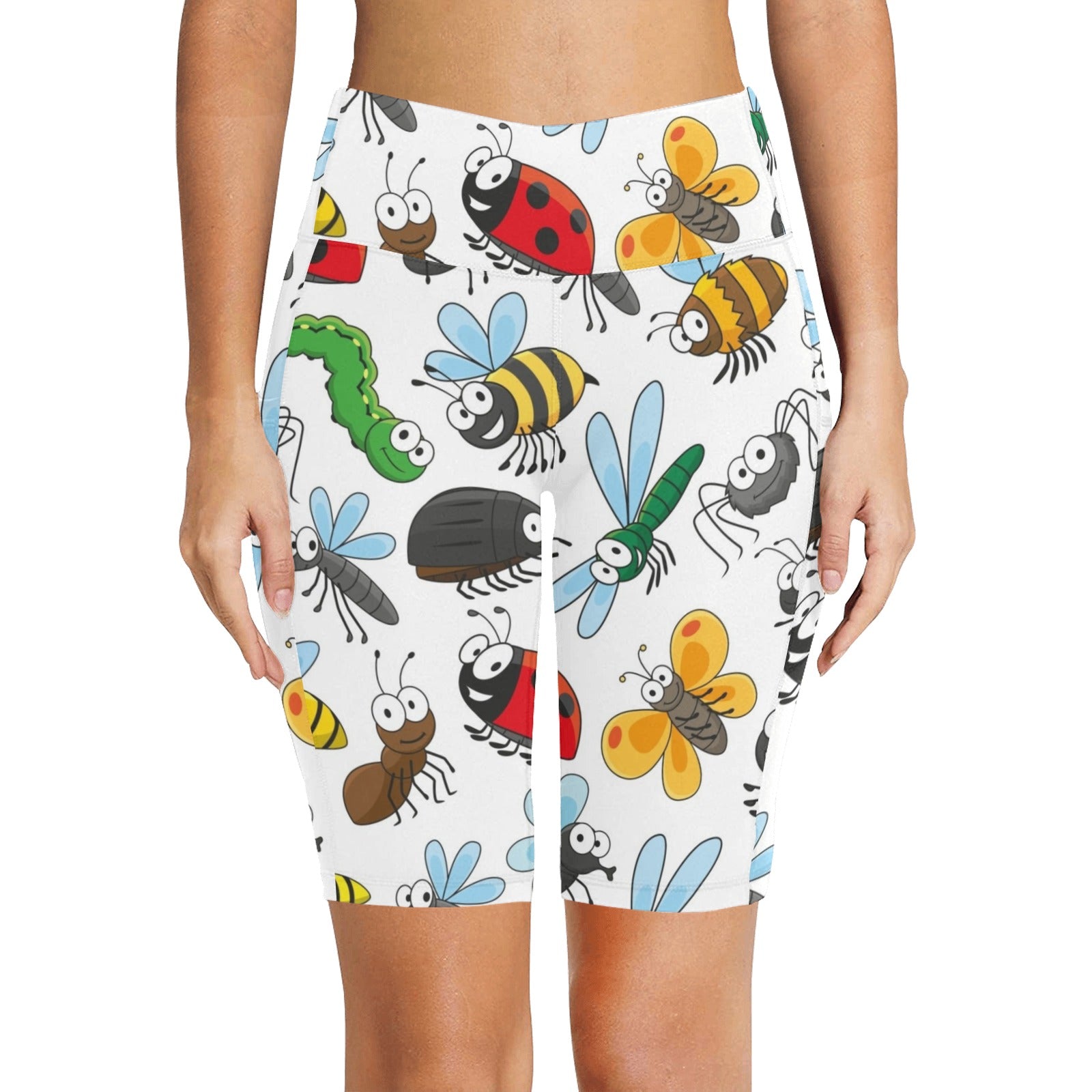 Little Creatures - Women's Bike Shorts Womens Bike Shorts animal