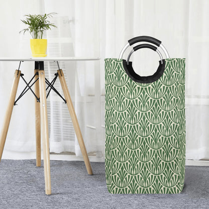 Green Pattern - Square Laundry Bag Square Laundry Bag Printed Offshore