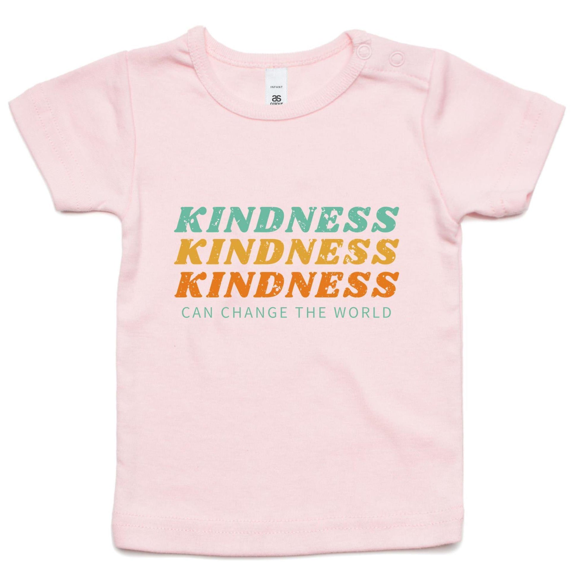 Kindness Can Change The World - Baby T-shirt Pink Baby T-shirt kids