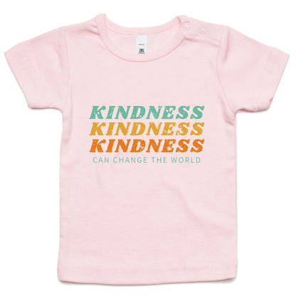 Kindness Can Change The World - Baby T-shirt Pink Baby T-shirt kids