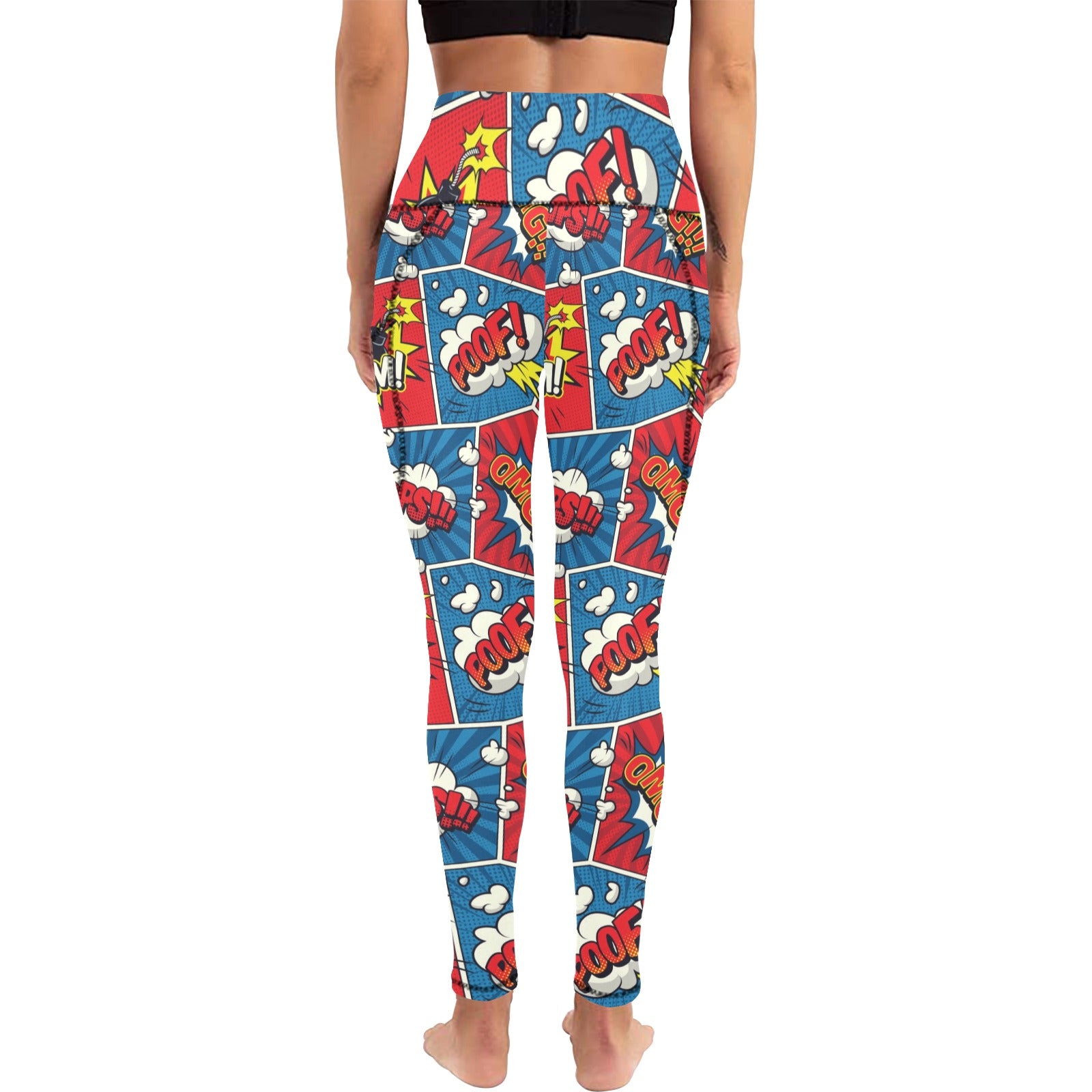 Comic Book Pop - Women's Leggings with Pockets Women's Leggings with Pockets S - 2XL comic