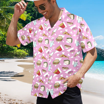 Fast Food - Mens Hawaiian Shirt Mens Hawaiian Shirt