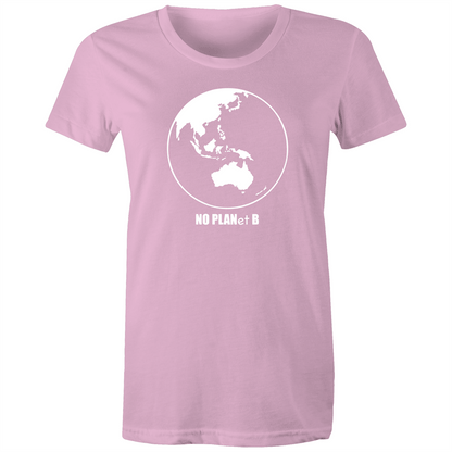 No Planet B - Women's T-shirt Pink Womens T-shirt Environment Womens