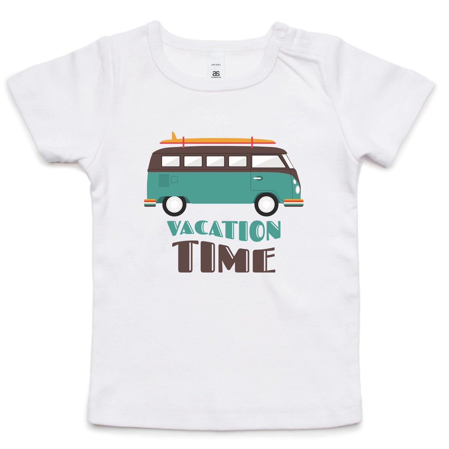 Vacation Time - Baby T-shirt White Baby T-shirt kids