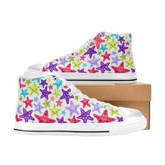 Starfish - High Top Canvas Shoes for Kids Kids High Top Canvas Shoes Printed Offshore