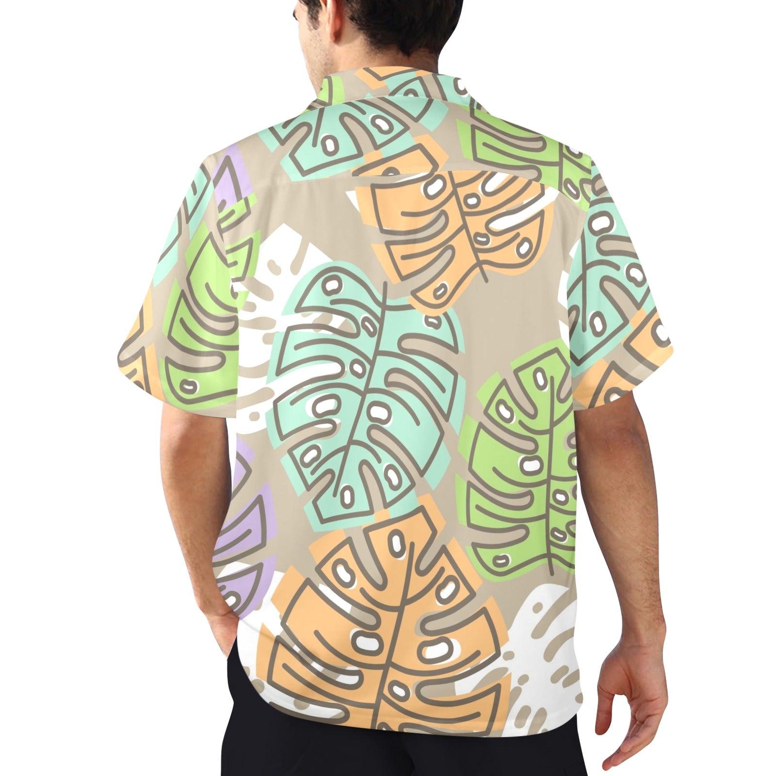 Colour Leaves - Mens Hawaiian Shirt Mens Hawaiian Shirt