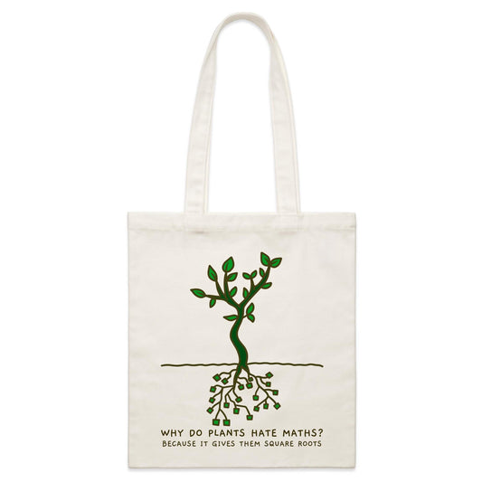 Square Roots - Parcel Canvas Tote Bag Default Title Parcel Tote Bag