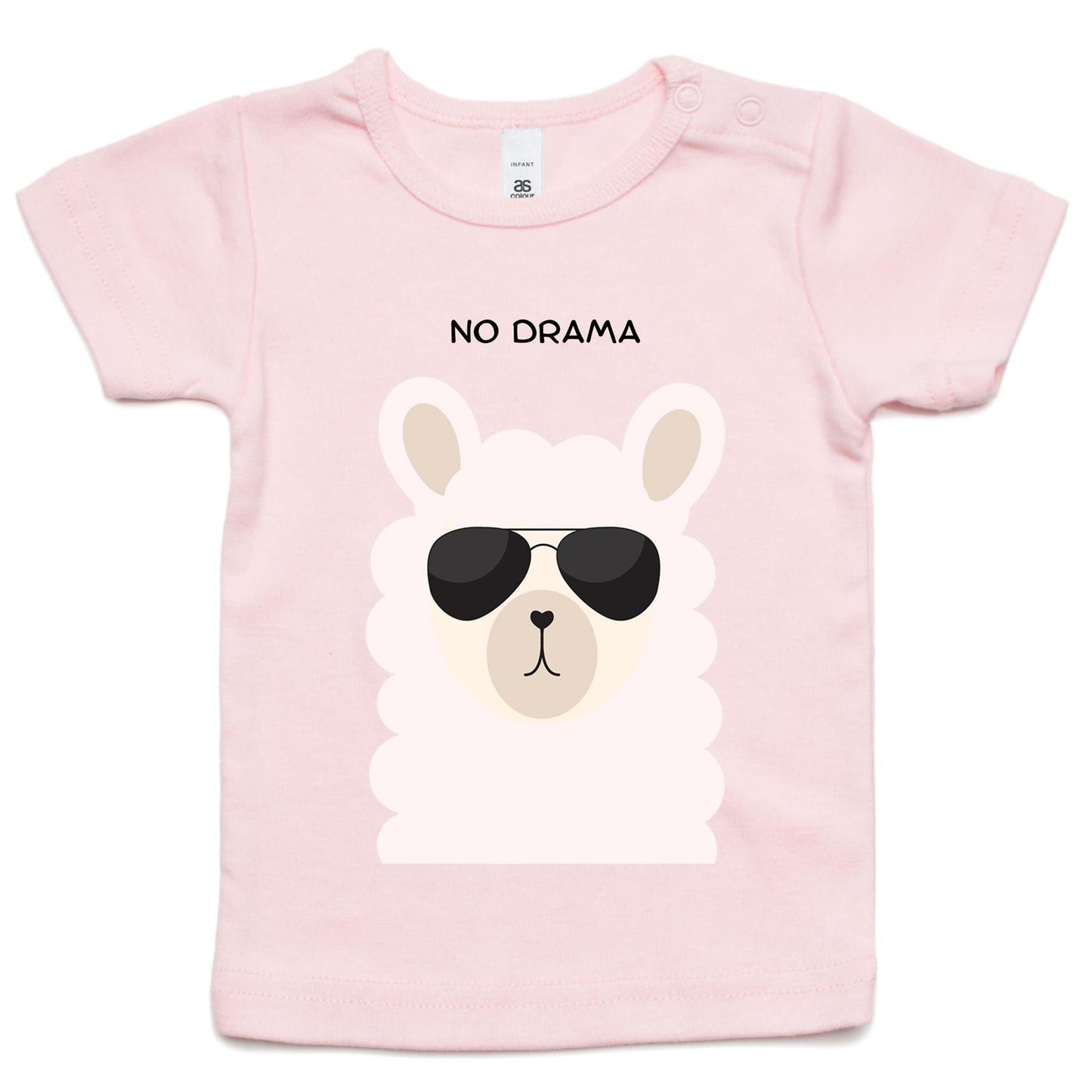 No Drama - Baby T-shirt Pink Baby T-shirt animal