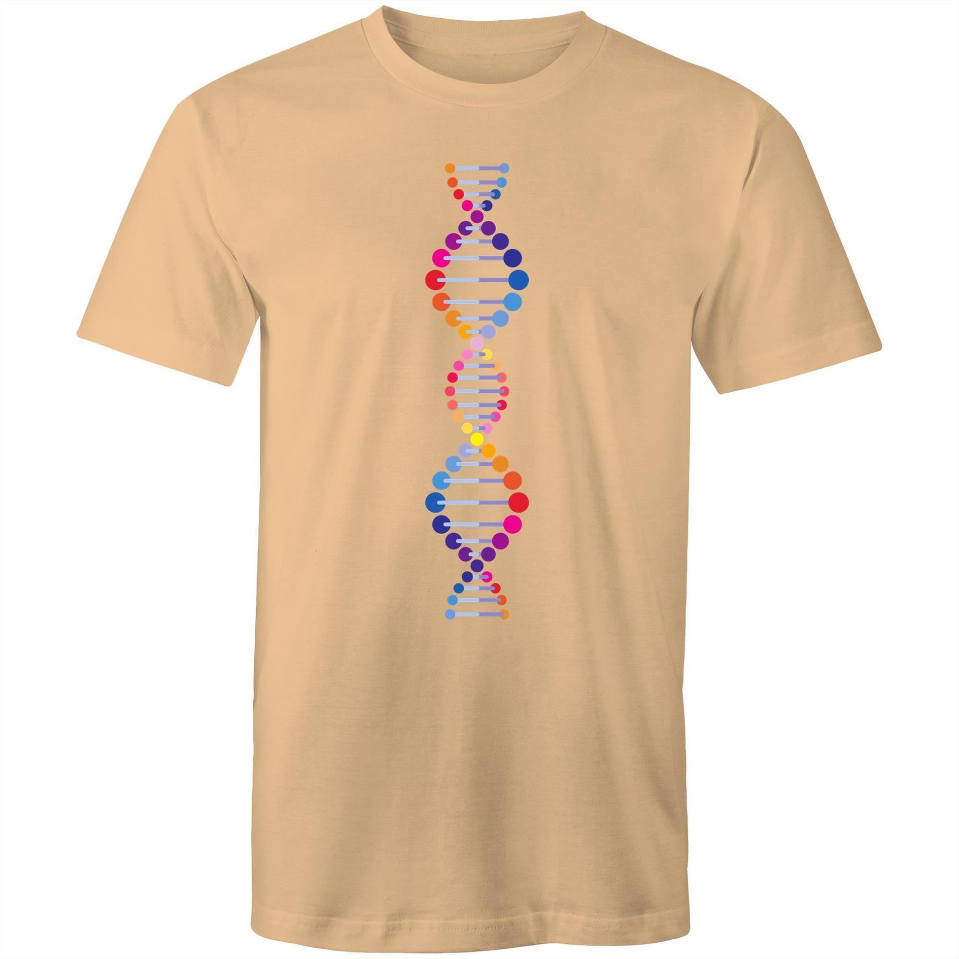 DNA - Mens T-Shirt Tan Mens T-shirt Mens Science