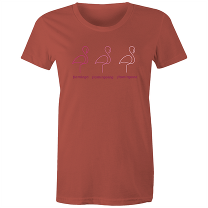 Flamingo - Women's T-shirt Coral Womens T-shirt animal Womens