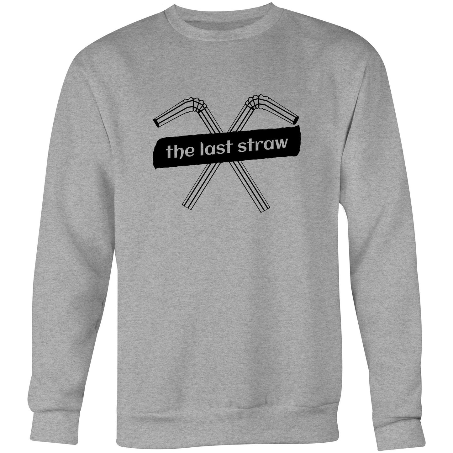 The Last Straw - Crew Sweatshirt Grey Marle Sweatshirt Environment Mens Womens