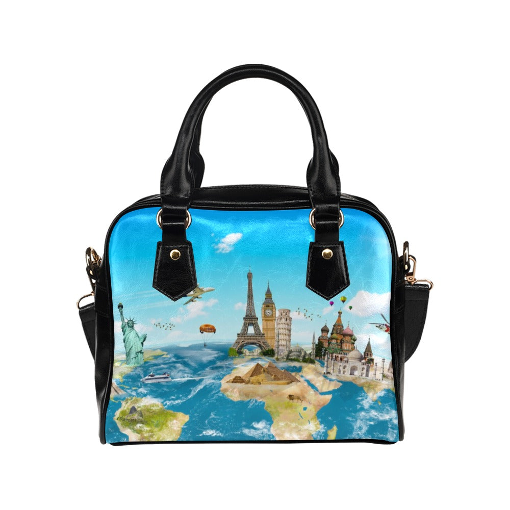 Around The World - Shoulder Handbag Shoulder Handbag